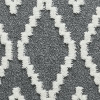 Loomaknoti vemoa aslayn 9 '12' сина геометриска килим во затворен простор