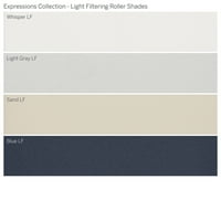 Колекција на сопствени изрази, ролери за филтрирање на безжична светлина, сина, должина од 67 ширина 72