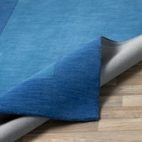 Уметнички ткајачи Foxcroft темно сина модерна 6 'квадратна површина килим