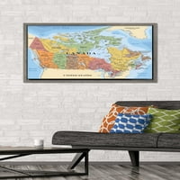 Мапа-Канада Постер