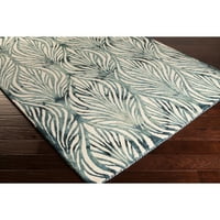 Уметнички ткајачи Mogata Blue 5 '7'6 Модерен килим со цветни области