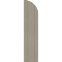 Ekena Millwork 1 2 W 40 H, Rough Cedar Timberthane Fau Rustic Four Board се приклучи на таблата-n-batten fau wood slutters w
