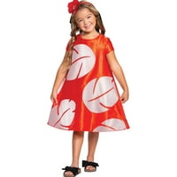 Маскирајте го класичниот костум за фустан на Дизни Лило Ноќта на вештерките за дете, мали девојчиња
