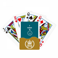 Сериозен Внимателен Резултат Внимание Кралската Флеш Покер Игра Картичка Игра