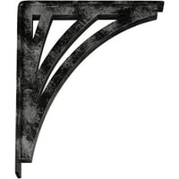 Ekena Millwork 2 W 10 D 12 H Невио заграда за ковано железо ,, антички топло сребро