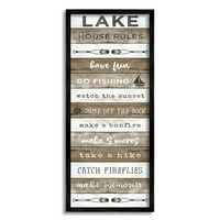 Правила на езерото „Ступел индустрии“, списоци со рустикален образец брод, 30, дизајн од Натали Карпентериери