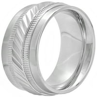 Машка шема на венчавки од не'рѓосувачки челик - прстен за мажи