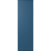 Ekena Millwork 12 W 26 H True Fit PVC Diagonal Slat модерен стил фиксирани монтирани ролетни, Sojourn Blue