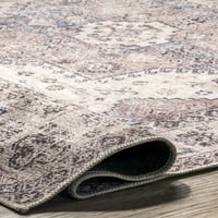 Нулум Шарин Традиционална гроздобер памук, килим, 7 '3 9', 'рѓа