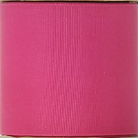 Offray 3 9 'Hotешка розова лента со розови грбови, секоја од нив