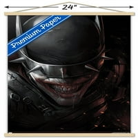 Стрипови Бетмен Кој Се Смее - Лице Ѕид Постер Со Дрвена Магнетна Рамка, 22.375 34
