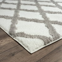Обединети ткајачи на Америка Квинсленд Геометриски рачно изработен килим, 15 '12,5'