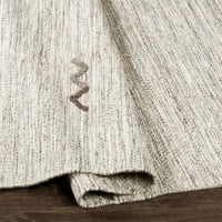 Уметнички ткајачи Зараза светло сива боемска 6 '9' килим во областа