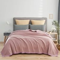 Современ розов сатен, руно реверзибилно креветно ќебе кралица