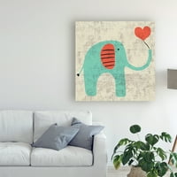 Трговска марка ликовна уметност „Адас слон“ платно уметност од Шариклија Зарис