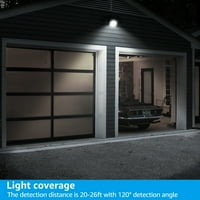Безжични LED Соларни Сензор За Движење Светла За Двор, Вода И Водоотпорен, Црна