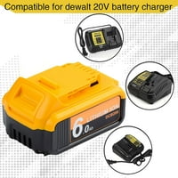 6.0Ah Battery Volt Ma XR Lithium Battery or Charger for DeWalt DCB206- DCB205